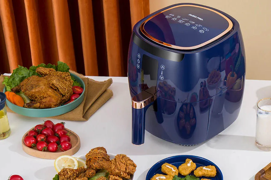stainless steel inside air fryer